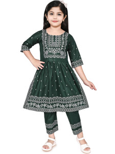 Sajjat Dresses Girls Below Knee Party Dress