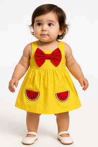 OF FASHION Baby Girls Midi/Knee Length Casual Dress