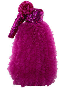 PINK WINGS Girls Maxi/Full Length Party Dress