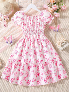 dhvani fashion Indi Girls Calf Length Casual Dress