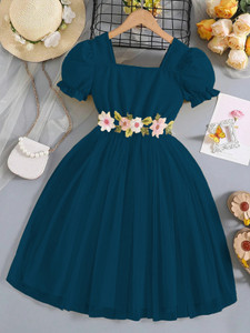 Miss & Chief Girls Midi/Knee Length Party Dress