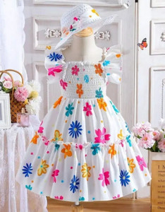 Fulham Indi Girls Above Knee Casual Dress