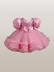 Sisa sales Indi Girls Midi/Knee Length Festive/Wedding Dress