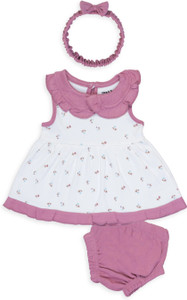 Smart Baby Baby Girls Midi/Knee Length Party Dress