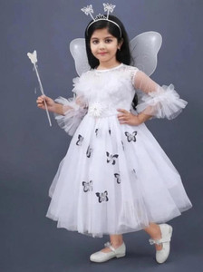 Maqorama Fashion Girls Calf Length Festive/Wedding Dress