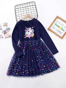 AVOVU Indi Girls Midi/Knee Length Casual Dress