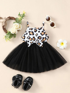 EVOSEL Girls Midi/Knee Length Party Dress