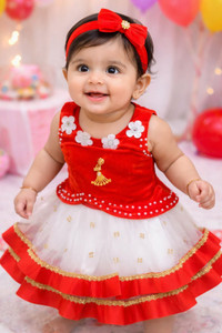 KOOFERS Baby Girls Midi/Knee Length Party Dress