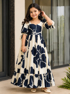 vadli fashion Girls Maxi/Full Length Party Dress