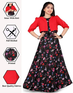 Aarya Designer Girls Maxi/Full Length Party Dress