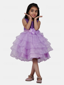 Tremula Baby Girls Midi/Knee Length Festive/Wedding Dress