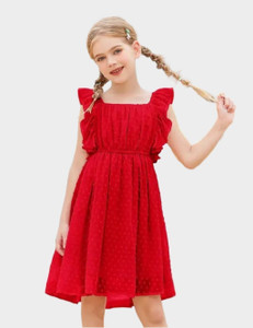 Rcube Indi Girls Midi/Knee Length Festive/Wedding Dress