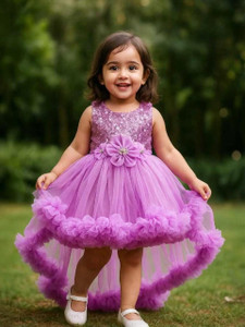 A&A FASHION Indi Baby Girls Below Knee Festive/Wedding Dress