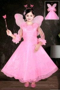 R K Fashion Girls Calf Length Party Dress
