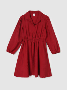 MAX Girls Midi/Knee Length Casual Dress