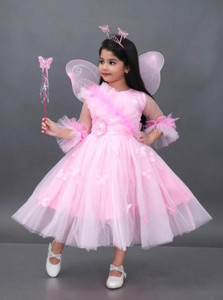 M Mahir Girls Below Knee Party Dress