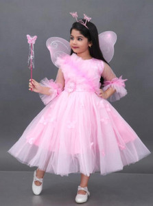 M Mahir Girls Below Knee Party Dress