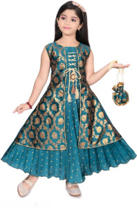 FAYEZFASHION Girls Maxi/Full Length Festive/Wedding Dress