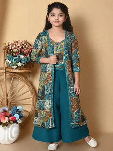 SK Dresses Indi Girls Maxi/Full Length Festive/Wedding Dress