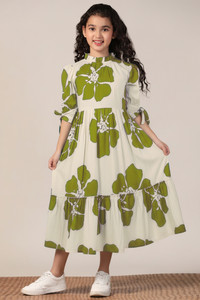 Fashion Dream Girls Calf Length Casual Dress