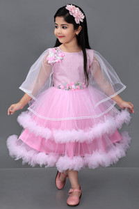 Bongprince Girls Below Knee Party Dress