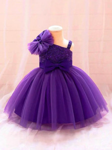 PATALAM Baby Girls Midi/Knee Length Festive/Wedding Dress
