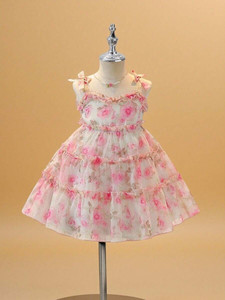 PATALAM Girls Midi/Knee Length Party Dress