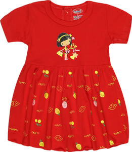 INFANT Indi Baby Girls Midi/Knee Length Casual Dress