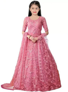 Kankudi Girls Maxi/Full Length Festive/Wedding Dress