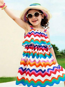 botgo Baby Girls Above Knee Beach Wear Dress