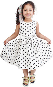 Alisha Moda Indi Girls Midi/Knee Length Casual Dress