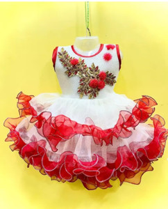 ROSE Baby Girls Midi/Knee Length Festive/Wedding Dress