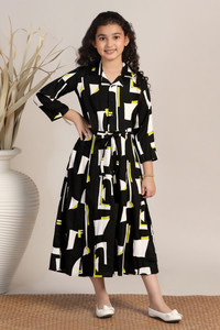 Fashion Dream Girls Calf Length Casual Dress