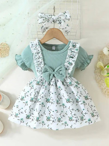 shopivatestore Baby Girls Midi/Knee Length Casual Dress