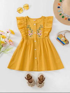 Tofa Fashions Baby Girls Midi/Knee Length Casual Dress