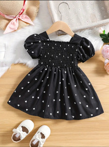 F B Garments Baby Girls Midi/Knee Length Festive/Wedding Dress
