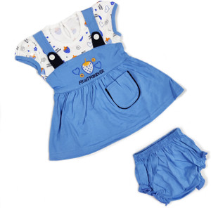 FEBVIBE Baby Girls Above Knee Casual Dress