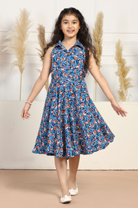 Fashion Dream Girls Midi/Knee Length Casual Dress