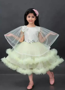 MHFASHIONMART Girls Maxi/Full Length Festive/Wedding Dress