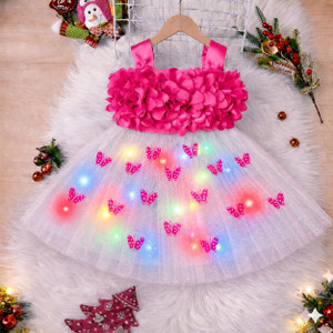 AURATREND Indi Baby Girls Midi/Knee Length Party Dress