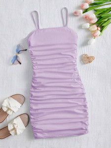 PRILLY Girls Midi/Knee Length Casual Dress