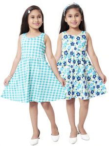 Selini Girls Midi/Knee Length Casual Dress