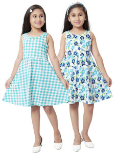 Selini Girls Midi/Knee Length Casual Dress