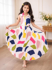 Little Angel Girls Maxi/Full Length Party Dress