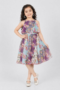 rutu fashion Girls Above Knee Casual Dress