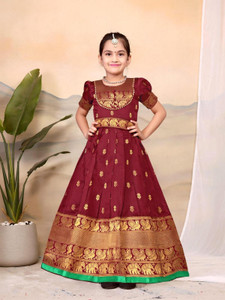 CalendarArt Girls Maxi/Full Length Festive/Wedding Dress
