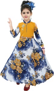 Chandrika Girls Maxi/Full Length Casual Dress