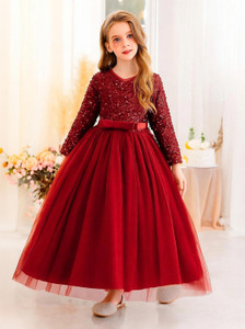 Driza Ecommerce Girls Maxi/Full Length Festive/Wedding Dress