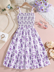 Ethit Indi Girls Midi/Knee Length Party Dress