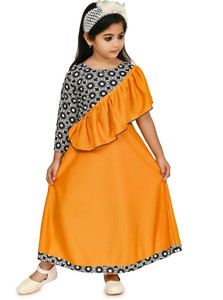 CHANDRIKA LIFESTYLE Girls Maxi/Full Length Party Dress